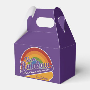 Team-Rainbow-benutzerdefinierter Gvor-Box Geschenkschachtel