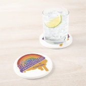 Team Rainbow-benutzerdefinierter Untersetzer (Seite)