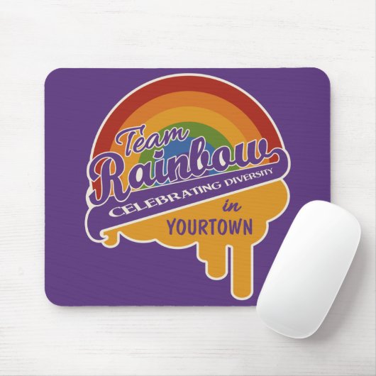 Team Rainbow Custom Mousepad (Mit Mouse)