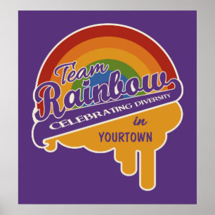 Team Rainbow Custom Poster