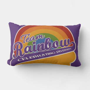 Team Rainbow Custom-Wurfkissen Lendenkissen