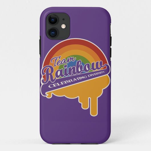 Team Rainbow kundenspezifische iPhone-Gehäuse Case-Mate iPhone Hülle (Rückseite)