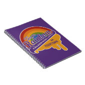Team Rainbow - kundenspezifisches Notebook Notizblock (Rechte Seite)