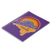 Team Rainbow - kundenspezifisches Notebook Notizblock (Linke Seite)