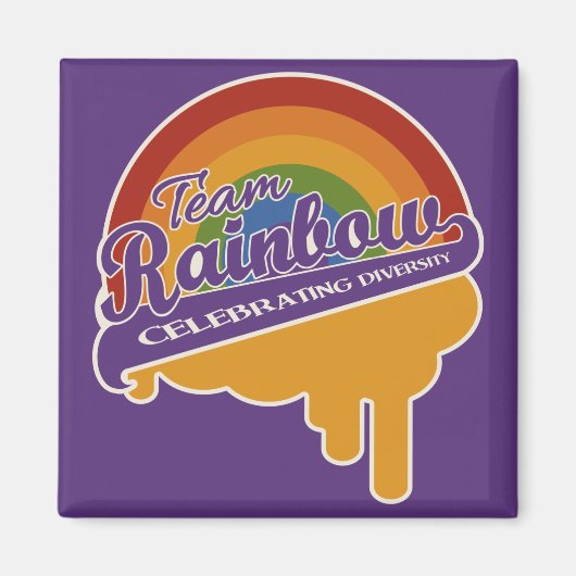 Team Rainbow-Sondermagnet Magnet (Vorne)