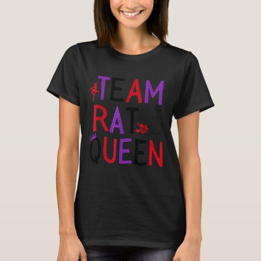 Team Rat Queen Nutcracker Ballet Christmas Womens  T-Shirt (Vorderseite)