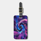 Team Rawr Galaxy Gepäcktag Gepäckanhänger (Vorderseite vertikal)