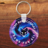 Team Rawr Galaxy Schlüsselanhänger (Vorderseite)