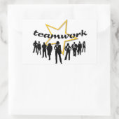 Team Rechteckiger Aufkleber (Tasche)