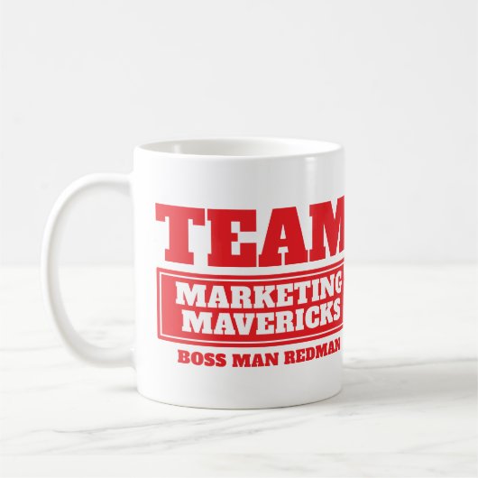 Team Red personalisieren Team und nennen Tasse (Links)