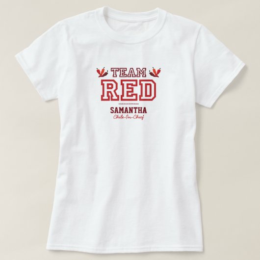 TEAM RED T - SHIRT (Design vorne)