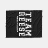 Team Reese Family Surname Reunion Crew Member Gift Fleecedecke (Vorderseite (Horizontal))