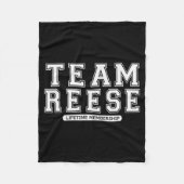 Team Reese Family Surname Reunion Crew Member Gift Fleecedecke (Vorderseite)