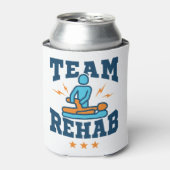 Team Rehab Physikalischer Therapeut Squad Mitarbei Dosenkühler (Kanne Vorderseite)