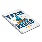 Team Rehab Physikalischer Therapeut Squad Mitarbei Notizblock (Rechte Seite)