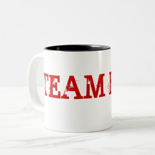 TEAM REID ZWEIFARBIGE TASSE (Vorderseite Links)