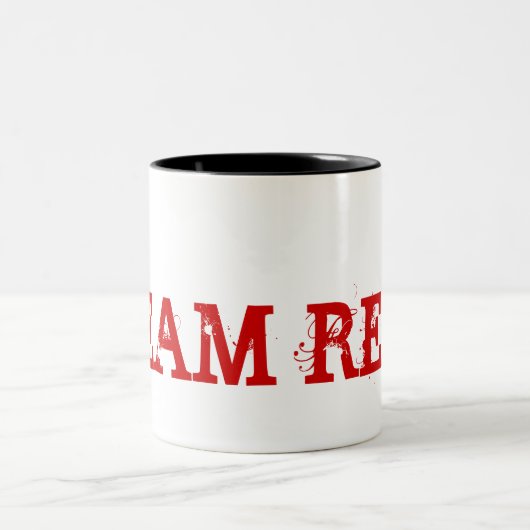 TEAM REID ZWEIFARBIGE TASSE (Mittel)