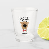 Team Reindeer - Prancer Schnapsglas (Vorderseite)