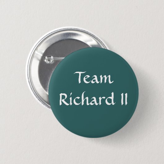 Team Richard II Button (Vorne & Hinten)