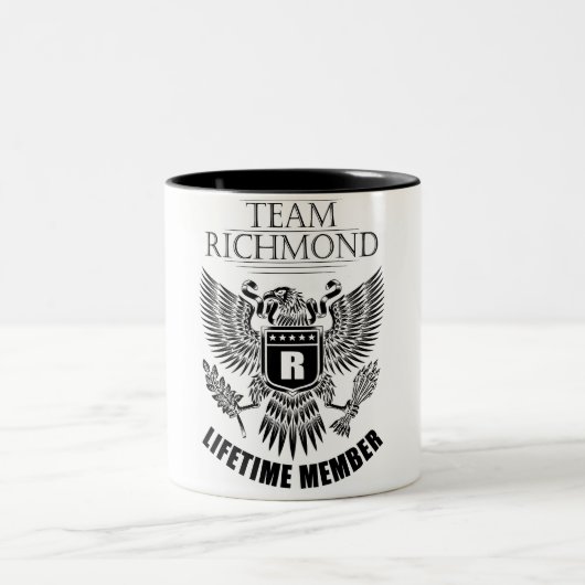 Team Richmond Lifetime-Mitglied Zweifarbige Tasse (Mittel)