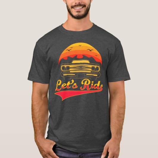 Team Ride Sport Junge Retro T-Shirt (Vorderseite)