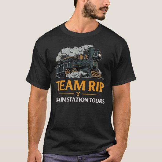 Team-Rip Bahnhof Tours Yellowstone Essential T-Shirt (Vorderseite)