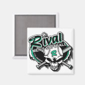 Team Rival Softball Magnet (Vorderseite/Rückseite)