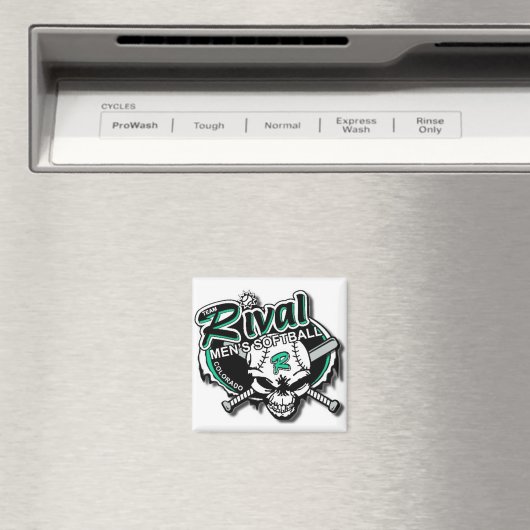 Team Rival Softball Magnet (In Situ (Geschirrspüler))