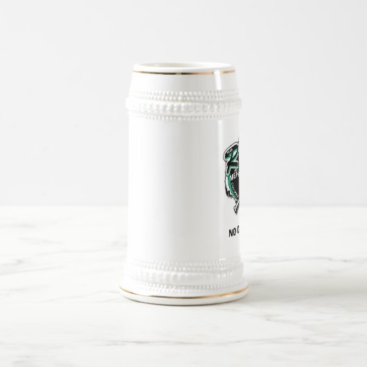 Team-rivalisierender Softball Stein Bierglas (Mittel)