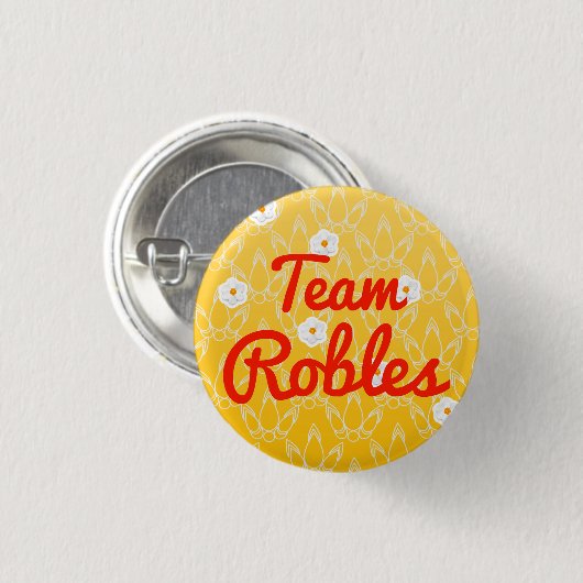 Team Robles Button (Vorne & Hinten)