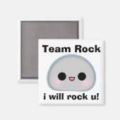 Team Rock Magnet (Vorderseite/Rückseite)