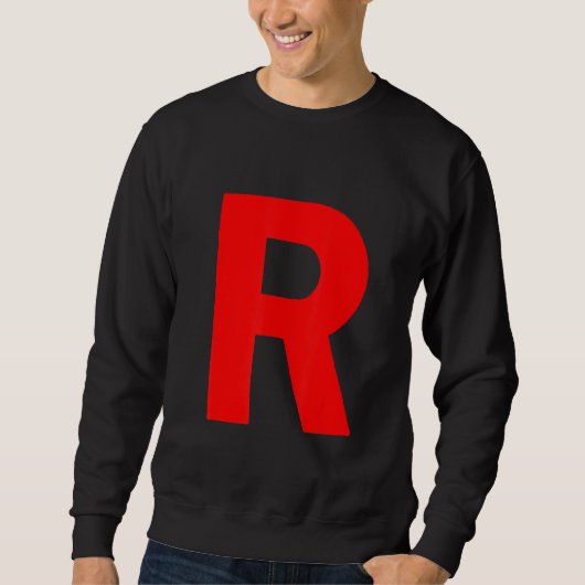 Team Rocket Halloween-Kostüm Cosplay R Männer Frau Sweatshirt (Vorderseite)