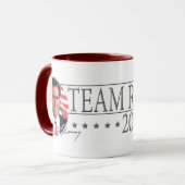 Team Romney im Jahre 2012 Tasse (Vorderseite Links)