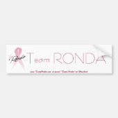 team_ronda, Team RONDA, www.TeamRonda.com oder s… Autoaufkleber (Vorne)