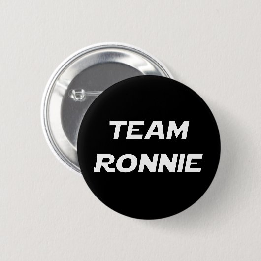 Team Ronnie Button (Vorne & Hinten)