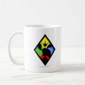 Team Roo Insel-Logo Kaffeetasse (Links)