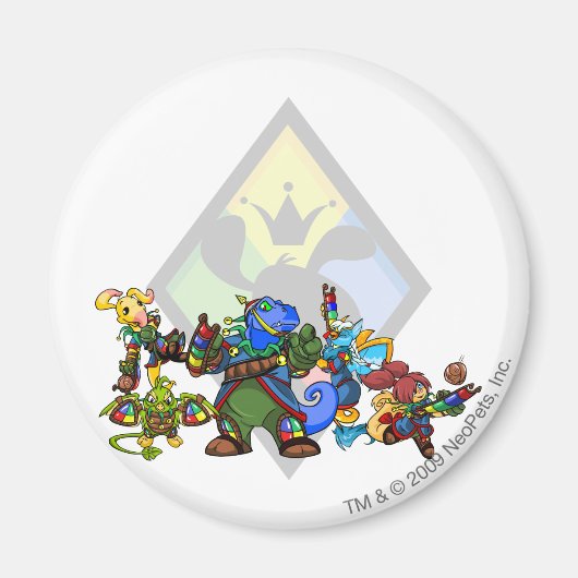 Team Roo Island Group Magnet (Vorne)