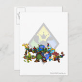 Team Roo Island Group Postkarte (Vorne/Hinten)