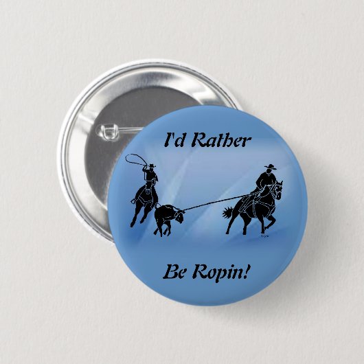 Team Ropers 201 Button (Vorne & Hinten)