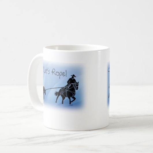 Team Ropers 201 Kaffeetasse (Vorderseite Links)