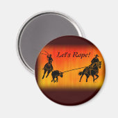 Team Ropers 202 Magnet (Vorderseite/Rückseite)