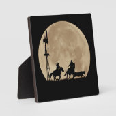 Team-Ropers in der Big-Moon-Wohngestaltung Fotoplatte (Vorderseite)