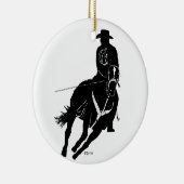 Team Ropers Keramikornament (Rechts)