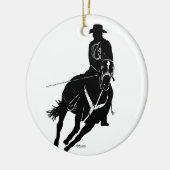 Team Ropers Keramikornament (Links)