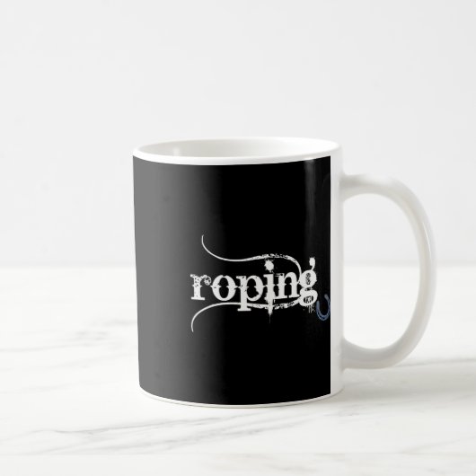 Team Roping Breakaway Roping Reiten Train Kaffeetasse (Rechts)
