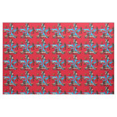 Team-Roping Kalb-Roping Rodeo-Western-Gewebe Stoff (Fat Quarter (45,7 x 55,9 cm))