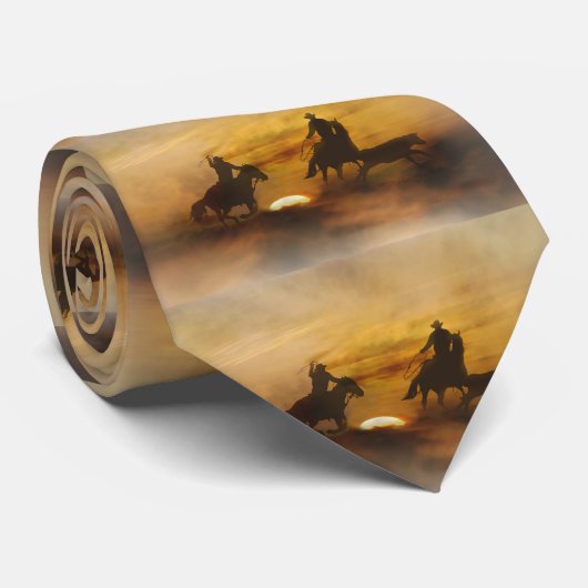 Team Roping-Krawatte Krawatte (Gerollt)