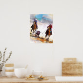 Team Roping Poster (Küche)