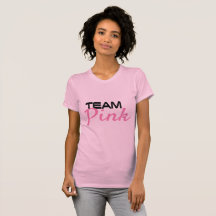 Team-rosa Geschlecht decken T - Shirt auf