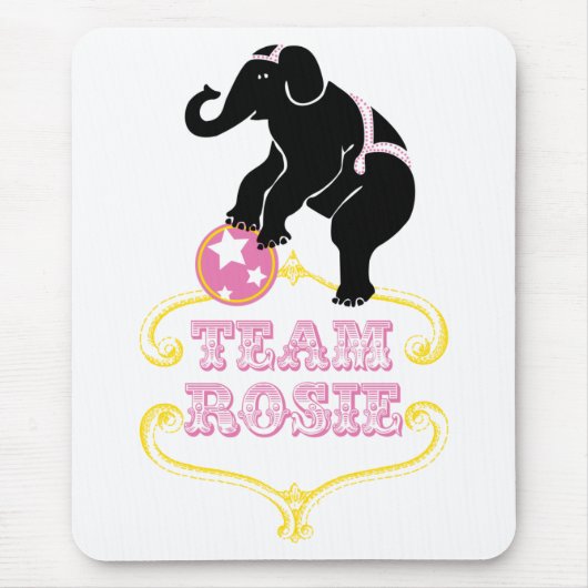 Team Rosie Mausunterlage Mousepad (Vorne)